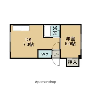 アーバンハイツ輪西【3階】の間取り