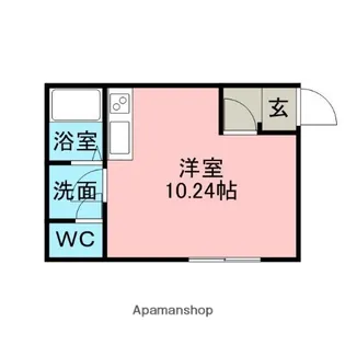 コーポハピネス【1階】の間取り