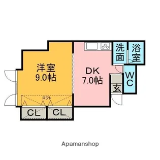 コーポ・ポレール【2階】の間取り