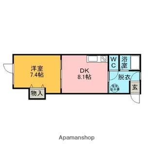 コーポひだまり【1階】の間取り