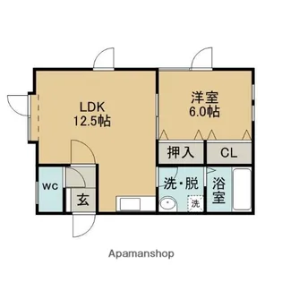 グリーンハイム【1階】の間取り