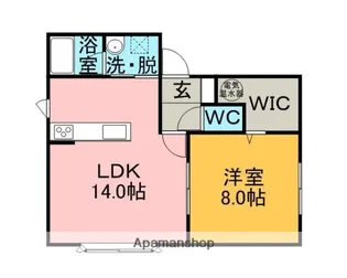 ディアコート6【2階】の間取り