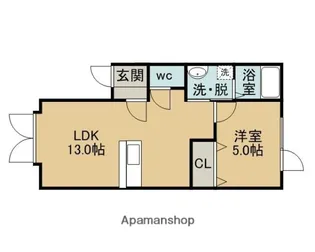 SUN SHINING HILLS【2階】の間取り