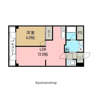 ハトヤ第15ビル【1階】の間取り