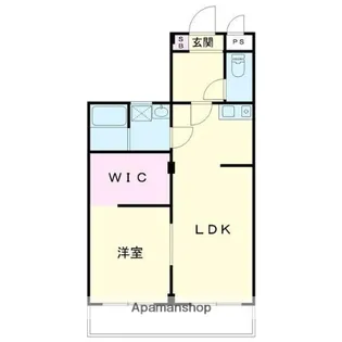 レジデンツビーネ【1階】の間取り