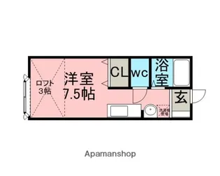 ハッスルHOUSE55【2階】の間取り