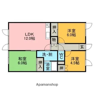 メゾンファミーユ【1階】の間取り