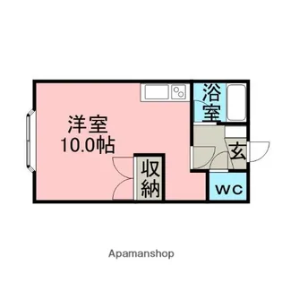 コーポ大学インミウラ【2階】の間取り