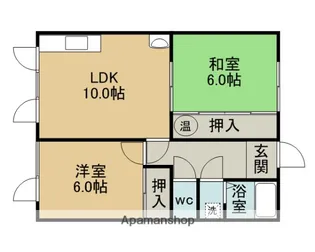 青葉ハイツ【2階】の間取り
