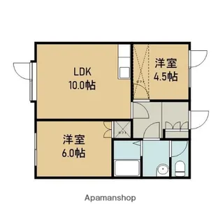 協和アパート【2階】の間取り