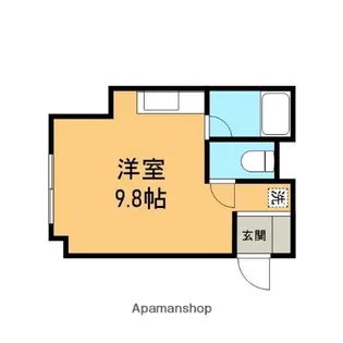 クレセントコート【3階】の間取り