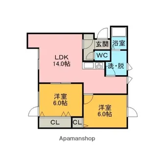 ホワイトステージ【2階】の間取り