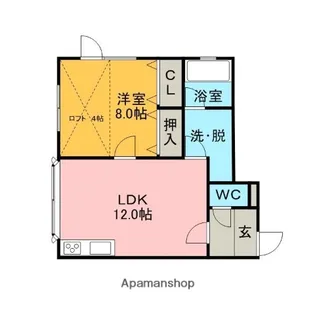マンショングロット【2階】の間取り