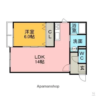 HAMMERSMITH【4階】の間取り