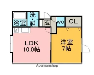 サンステージ【2階】の間取り
