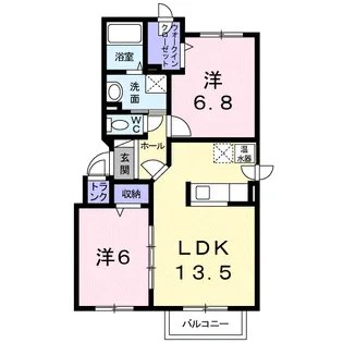 チセコロカムイ【2階】の間取り