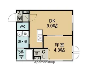 レオーネ・パティオ・ブルー【2階】の間取り