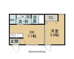 レオーネ・パティオ・ブルー【2階】の間取り