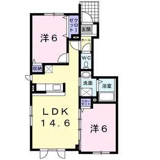 紫陽花【1階】の間取り