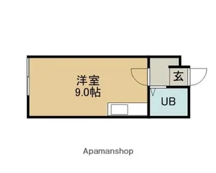 ハイツラポートC【2階】の間取り