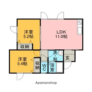 グランバリエ【1階】の間取り