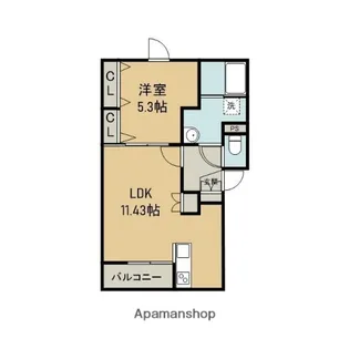 COLOR【1階】の間取り