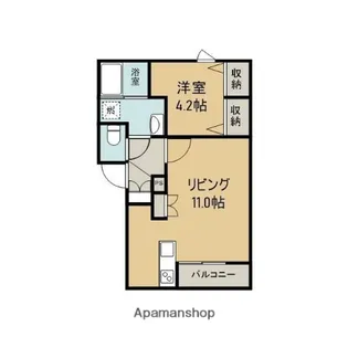 シャルム東町・3番館【1階】の間取り