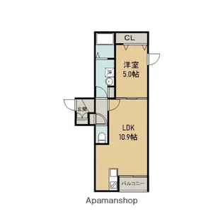 リリーフ母恋【1階】の間取り