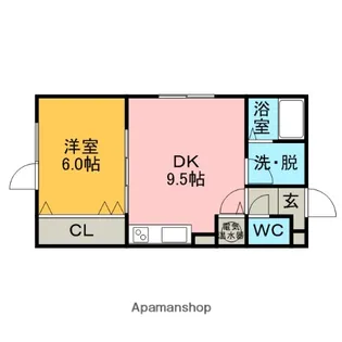 シーマリン【2階】の間取り