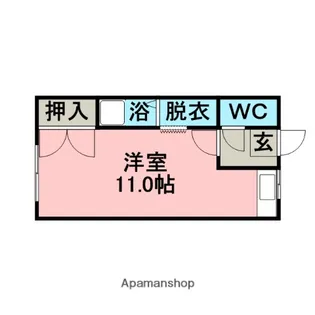 ハイツあずみ【1階】の間取り