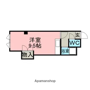 イーエスアベニューヒラノアパートメント【2階】の間取り