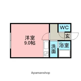 グリーンハイツ【1階】の間取り