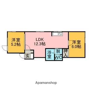 シティーベル【2階】の間取り