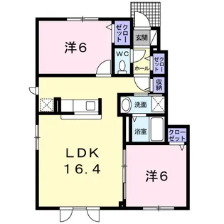 シュエットⅠ【1階】の間取り