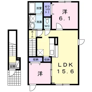 フィオーレ【2階】の間取り