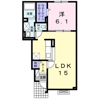 フレーシュ【1階】の間取り