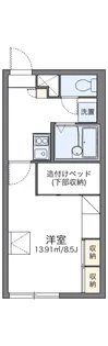 レオパレス沼ノ端【201号室】の間取り