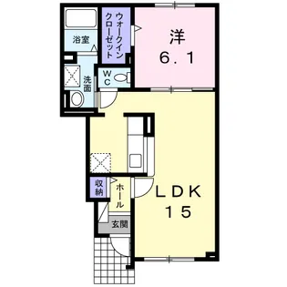 アルカンシエル【1階】の間取り