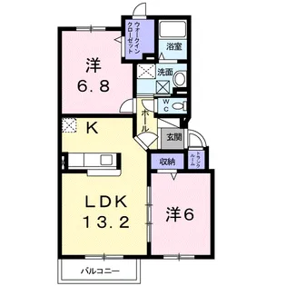 ARTアルビレオⅠ【4階】の間取り