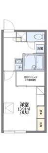レオパレス四季【105号室】の間取り