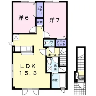 サンフィット【2階】の間取り