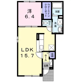 フローラ【1階】の間取り