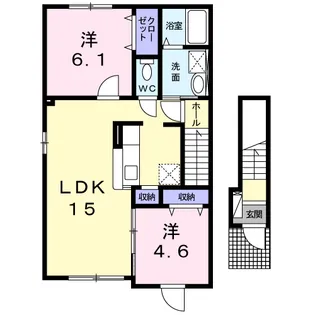 セリシールⅠ【2階】の間取り