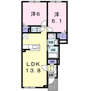 リオマーニ スール.【1階】の間取り