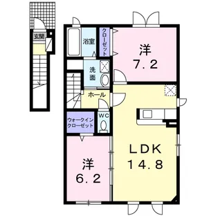 アリーヴィオ【2階】の間取り