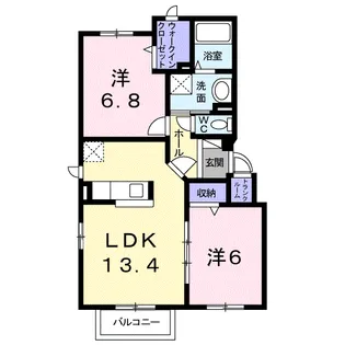 ハッピーツリー【3階】の間取り