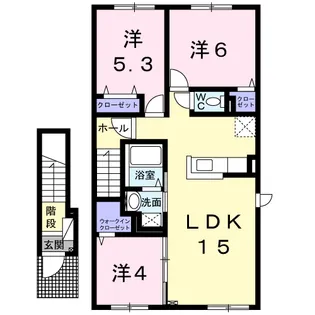 グラン・セノーテ【2階】の間取り