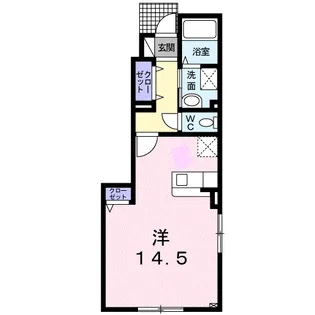 ピースジョイ【1階】の間取り