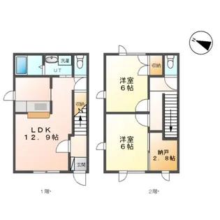 LIBERTY COURT【101号室】の間取り