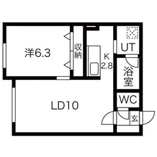 BRONZ(ブロンズ)【2階】の間取り